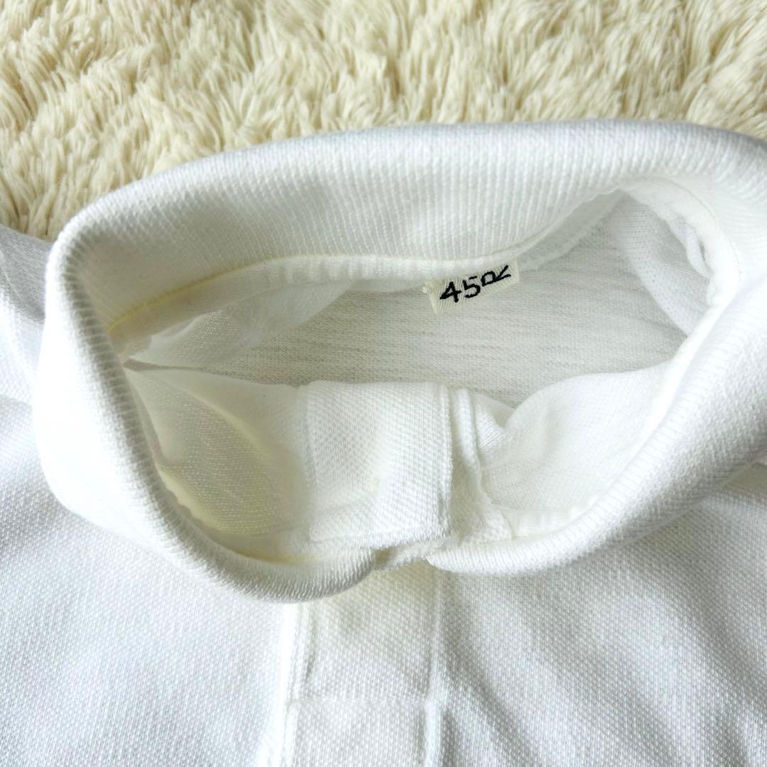 完売品✨45R カノコのMキャミポロ 現行 コットン100% 白 Free