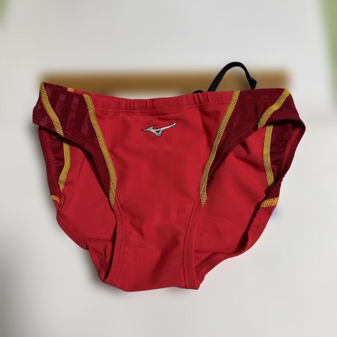 競パン Mizuno 競泳水着 3XL レッド N2JBZA9888