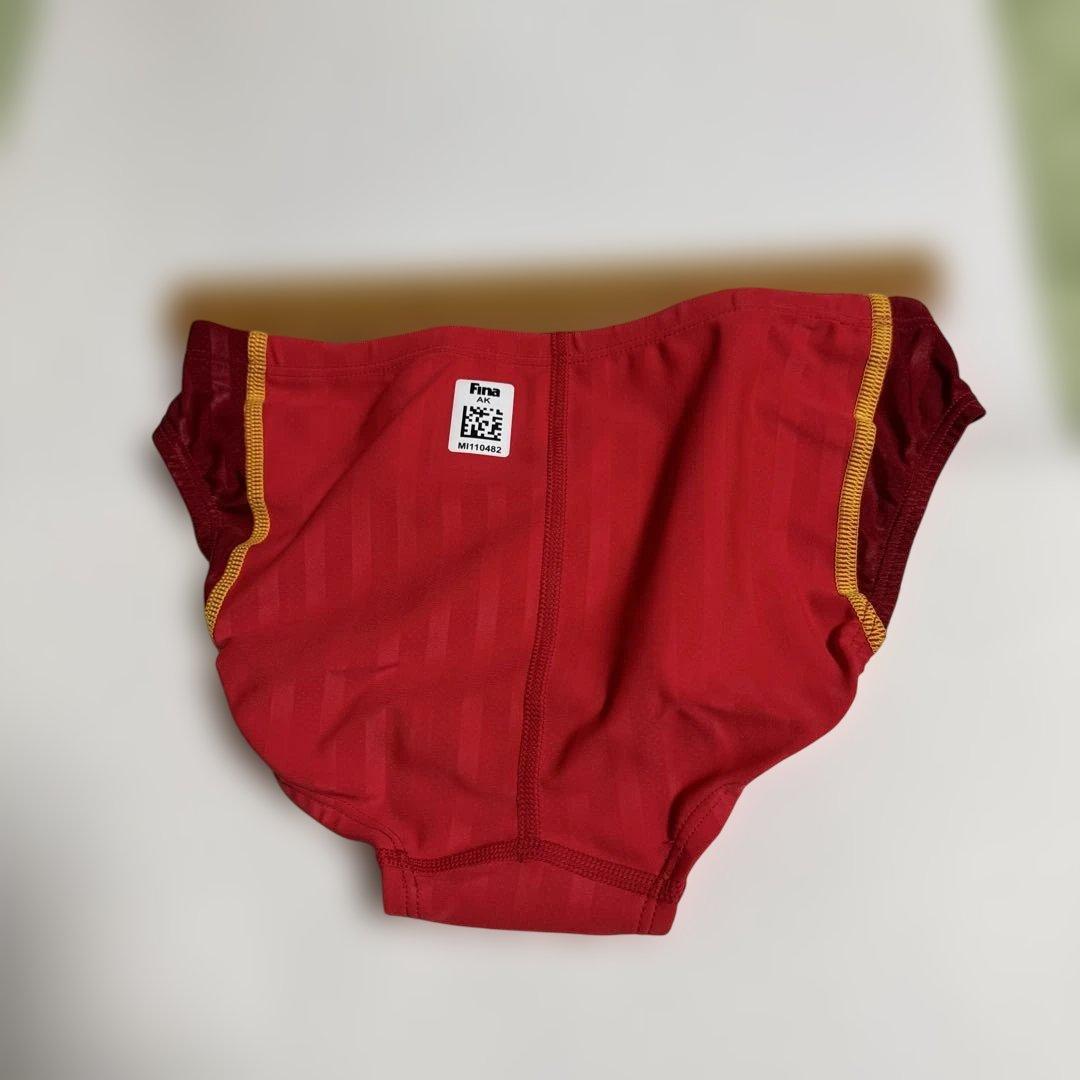 競パン Mizuno 競泳水着 3XL レッド N2JBZA9888