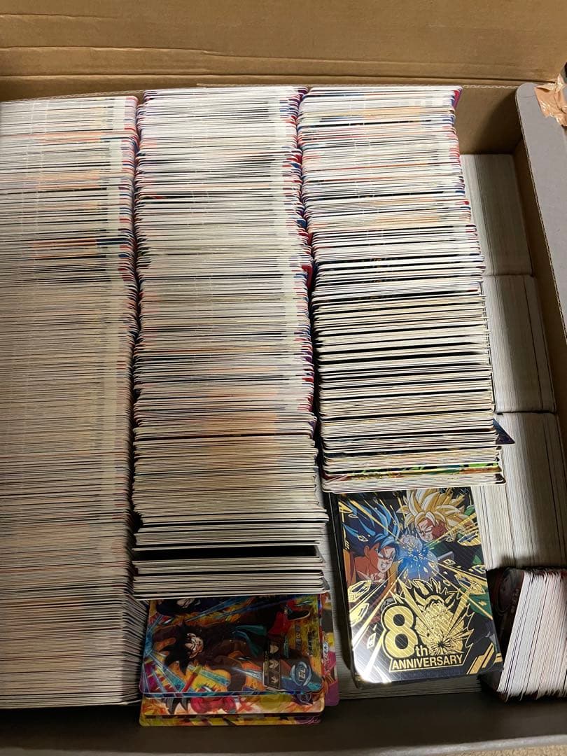 ドラゴンボールヒーローズまとめ売り 計5000 枚P、星3は各々500枚程です