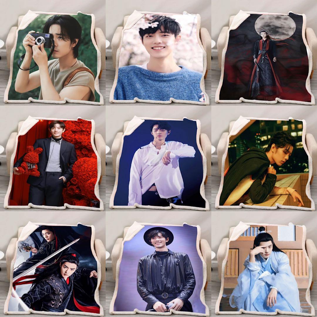 肖戦 陳情令 博君一肖 ブランケット 2層構造 冬向け 厚みあり