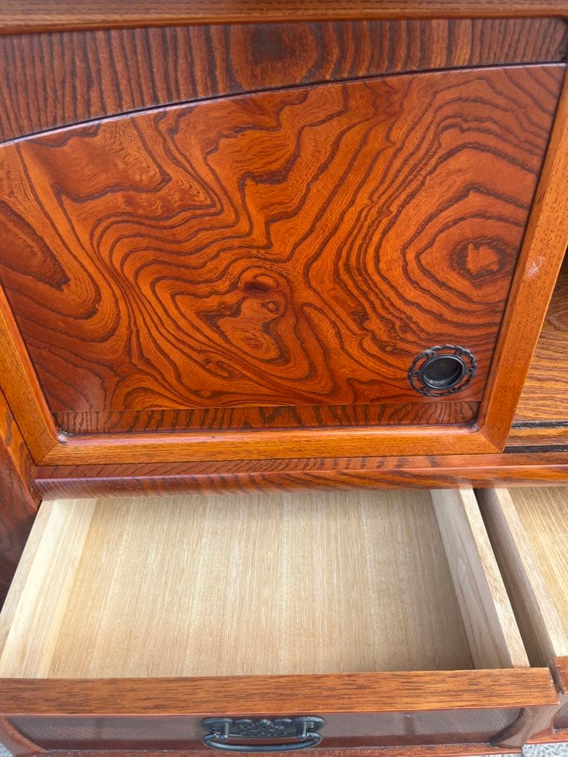 昭和レトロ　和箪笥　茶箪笥　食器棚　古家具　アンティーク　古民具　キャビネット