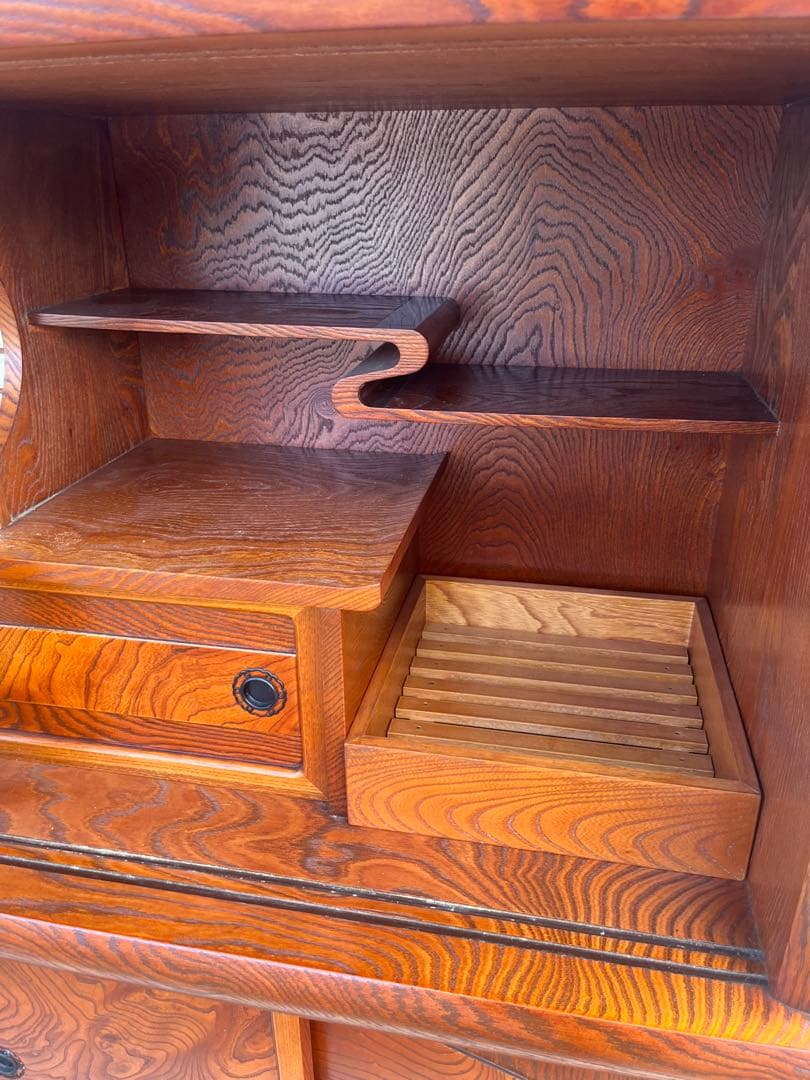 昭和レトロ　和箪笥　茶箪笥　食器棚　古家具　アンティーク　古民具　キャビネット