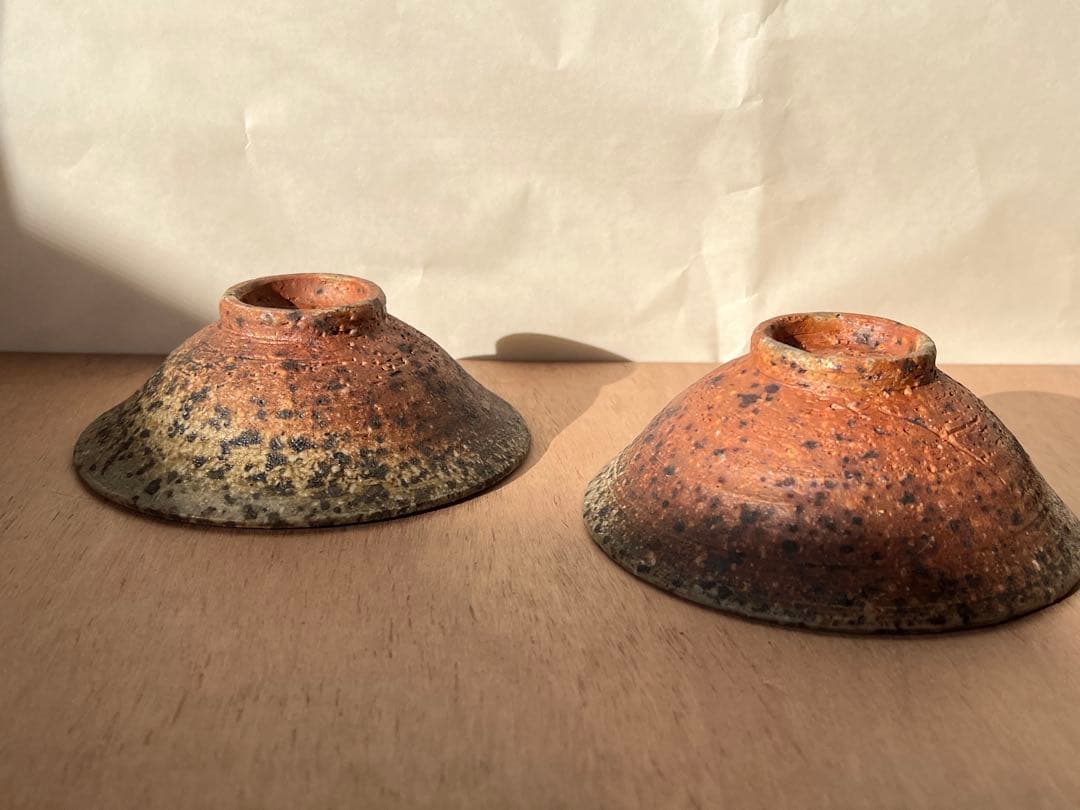 竹下鹿丸　焼き締め　小鉢2個セット