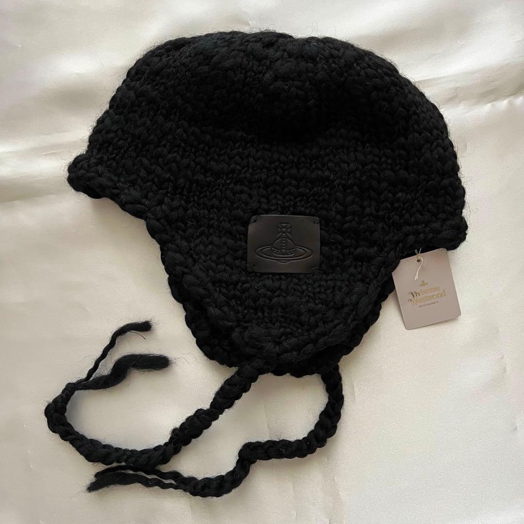 ay　　　⭐︎ ヴィヴィアンウエストウッド PULLERS ニットワッチ 黒