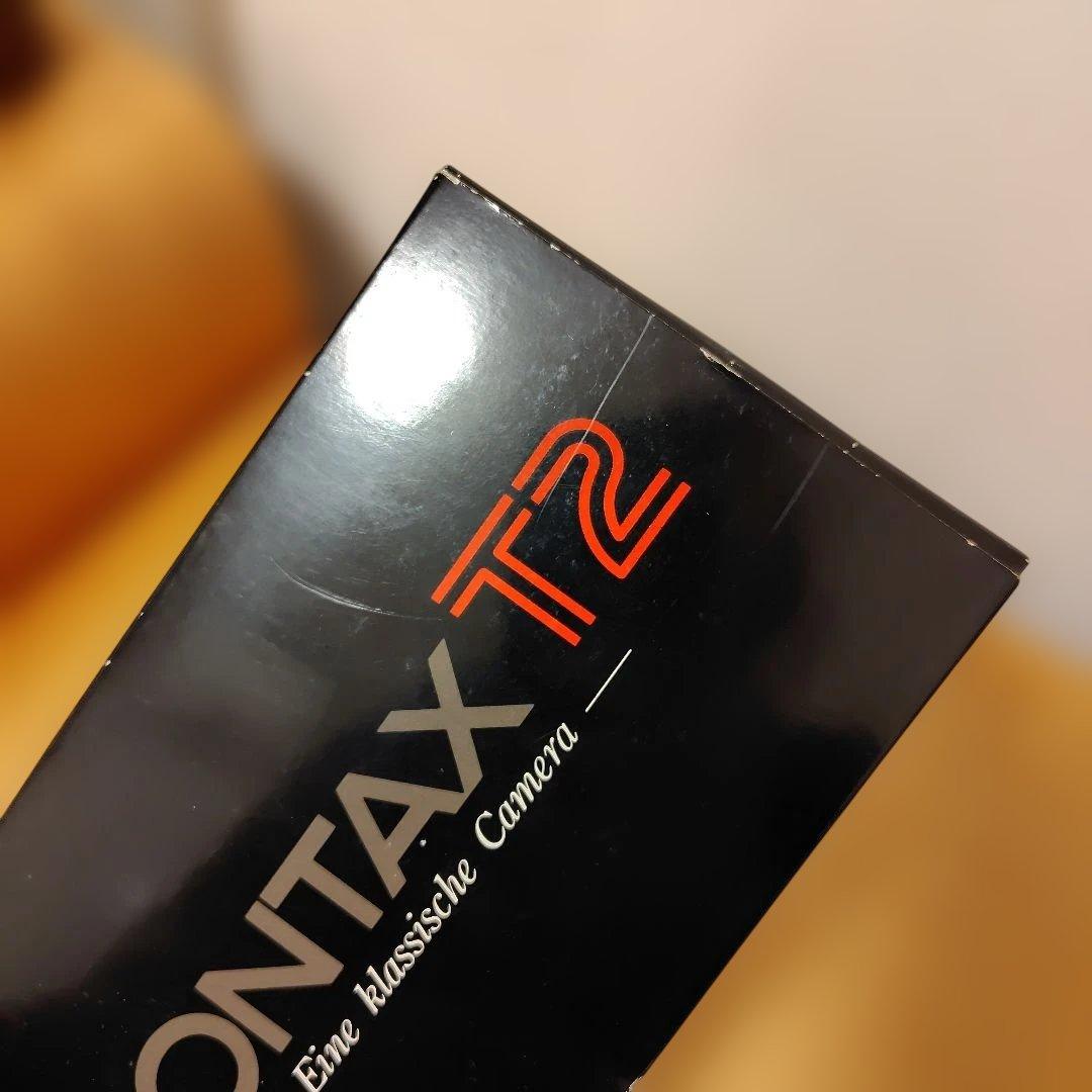 CONTAX T2 　箱（内箱・外箱）とマニュアル　/ 本体なし