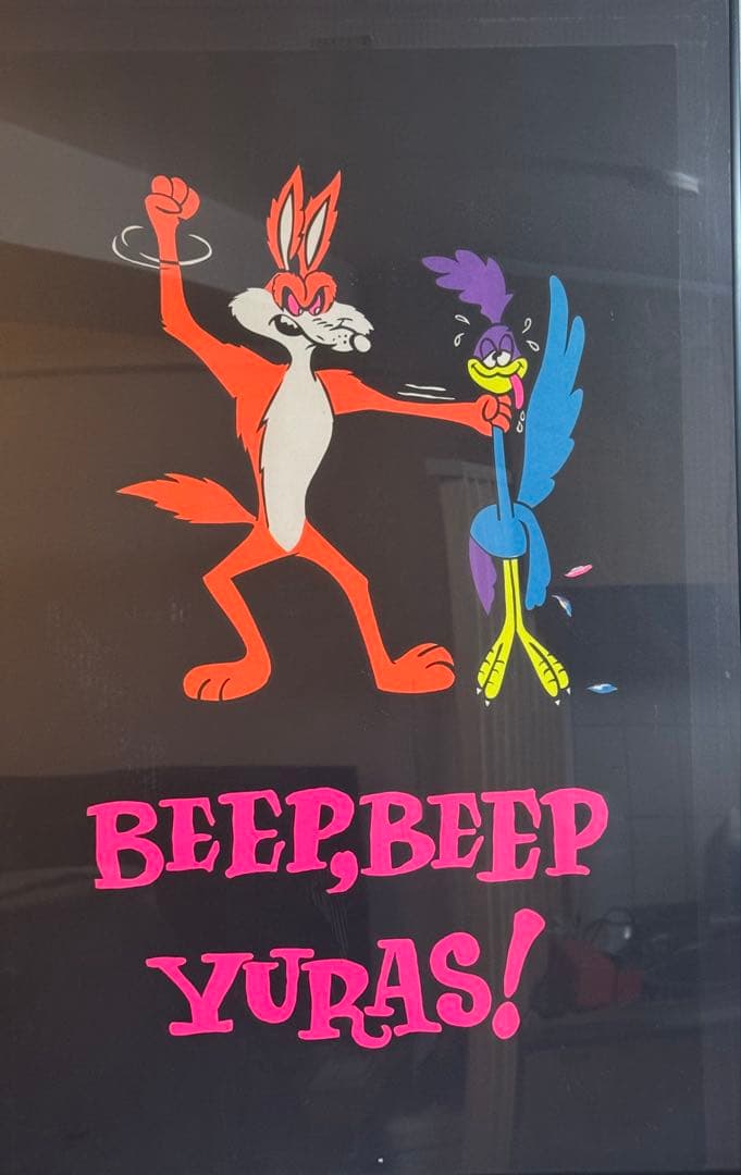 貴重　70年代　ワイリーコヨーテ　ロードランナー ビンテージポスター