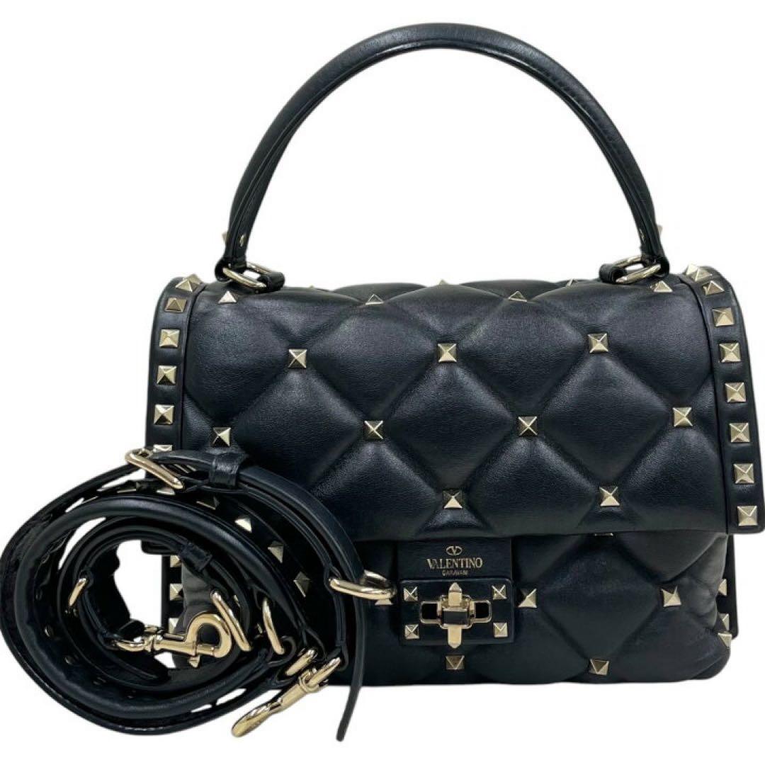 ¥82,000→¥69,500バレンティノ キャンディースタッズレザーバッグ