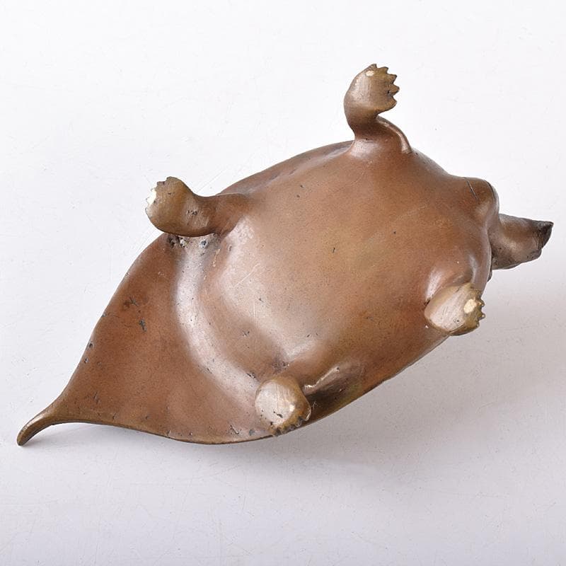 古銅宣徳銅　亀　神獣　置物　C　R8109