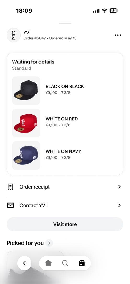 YVL playboi carti キャップRED 7 3/8