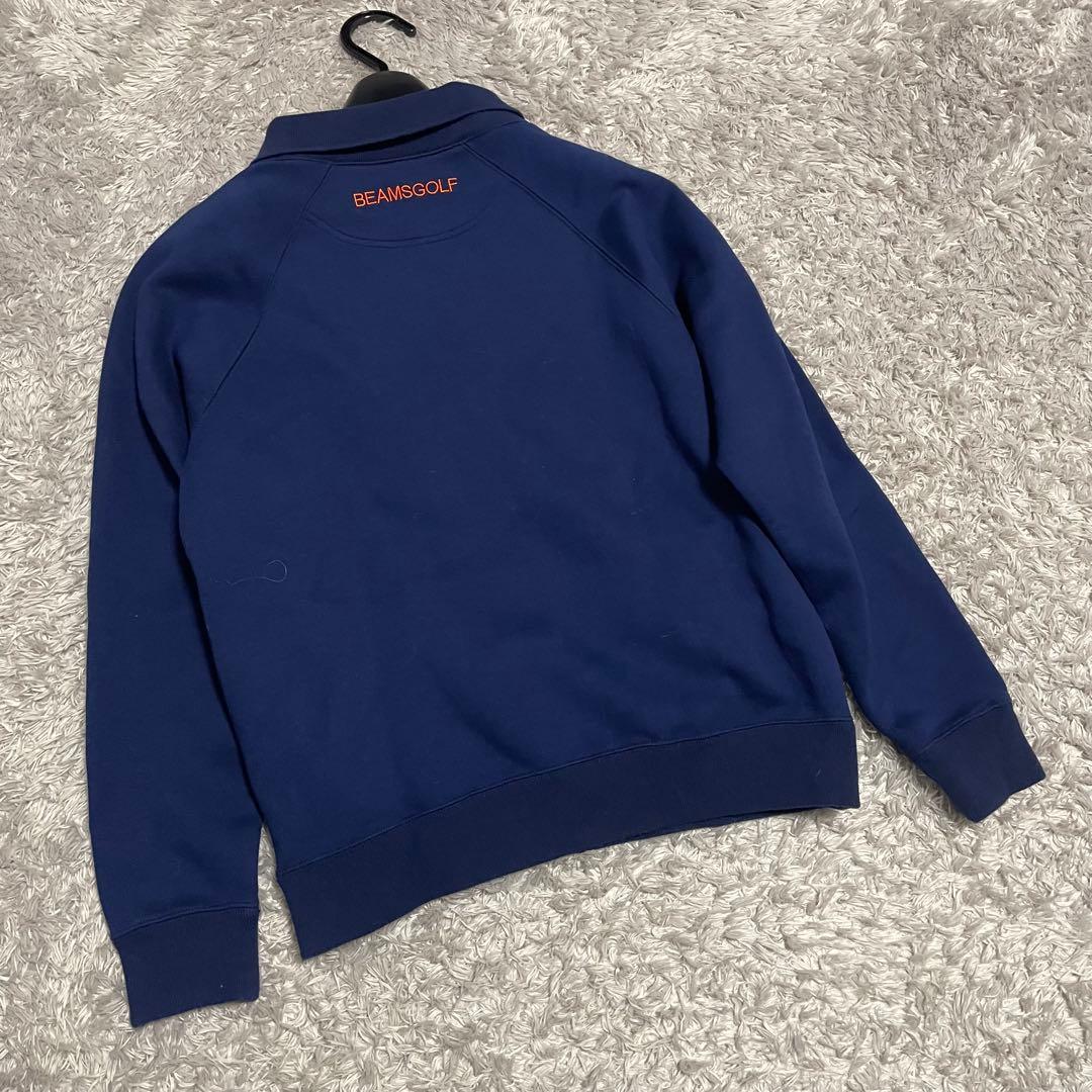 極美品　ビームスゴルフ BEAMSGOLF スウェット トレーナー 襟付き