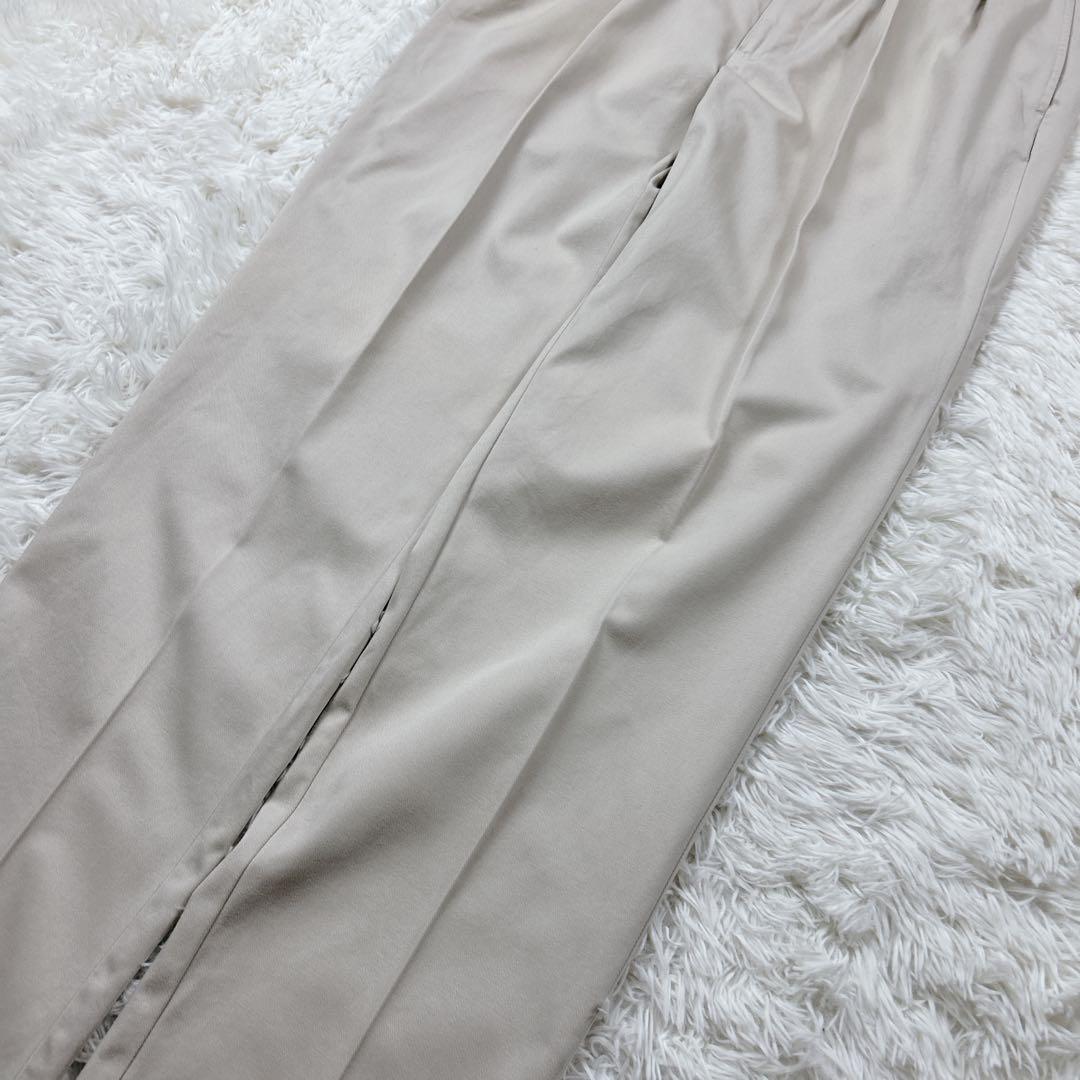 90s 美品　ポロバイラルフローレン　チノパンツ　ベージュ　ツータック W35