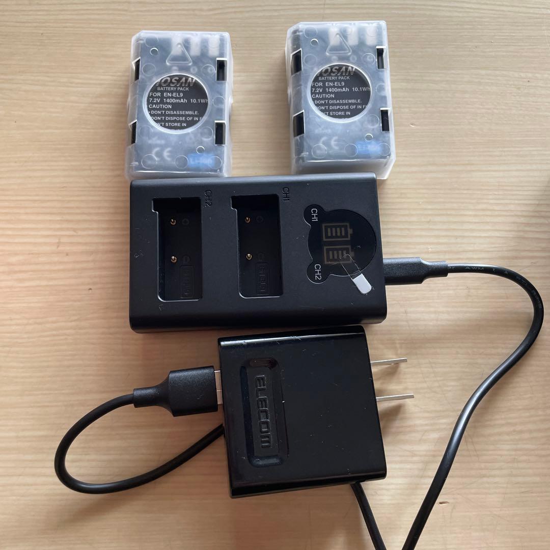 【最終値下！】Nikon D40 ダブルズームレンズ　シルバー