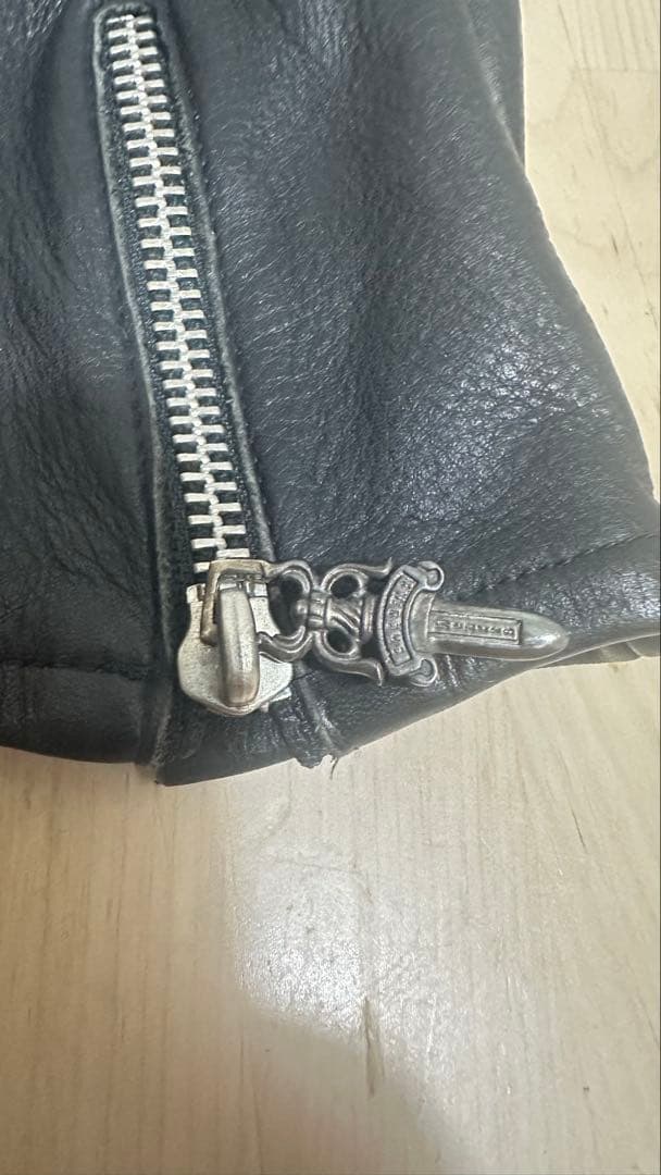 CHROME HEARTS クロムハーツ ダガージップ グローブ レザー手袋