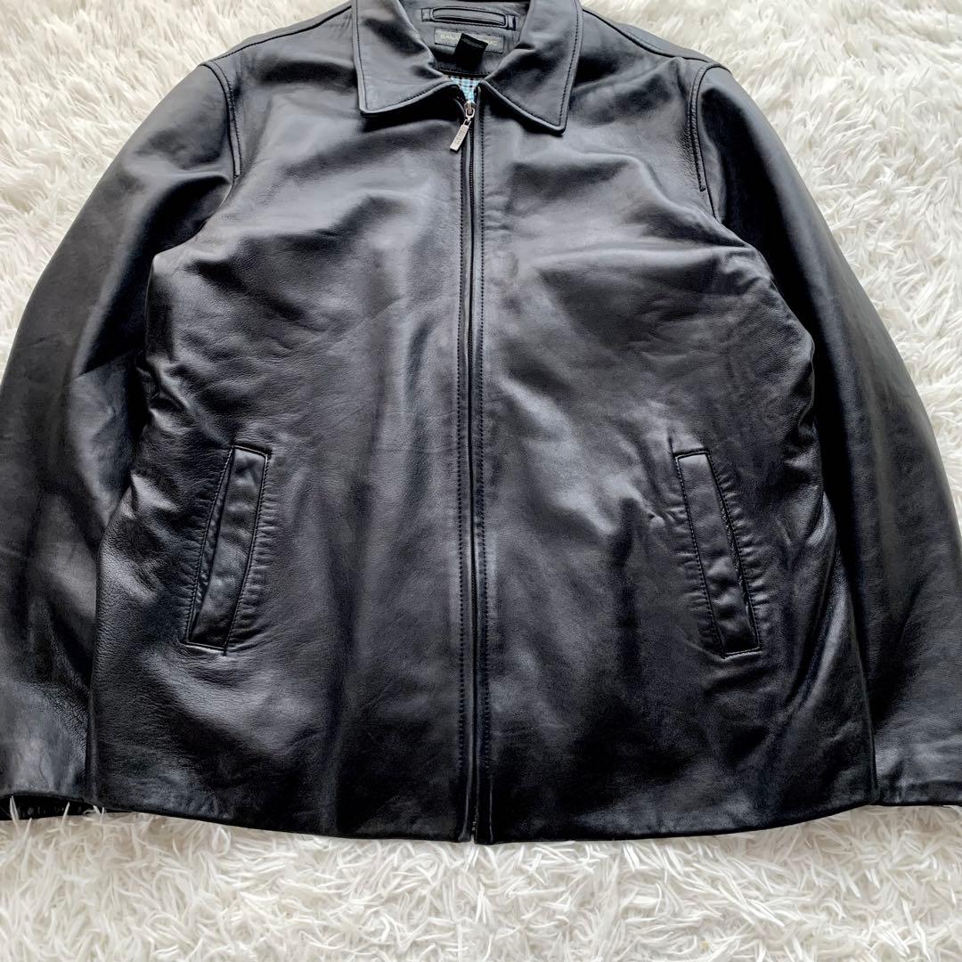 【美品 XL】90s BANANA REPUBLIC レザー ジャケット
