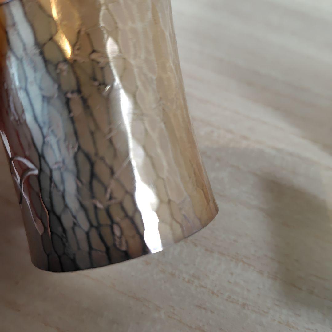 銀仕上銀杏紋蓋置