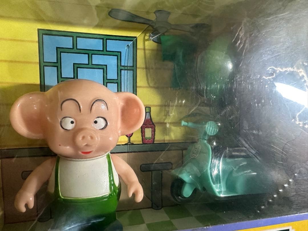 （美品）エポック社 ドラゴンボール ウーロン 小道具付 ソフビ エポック