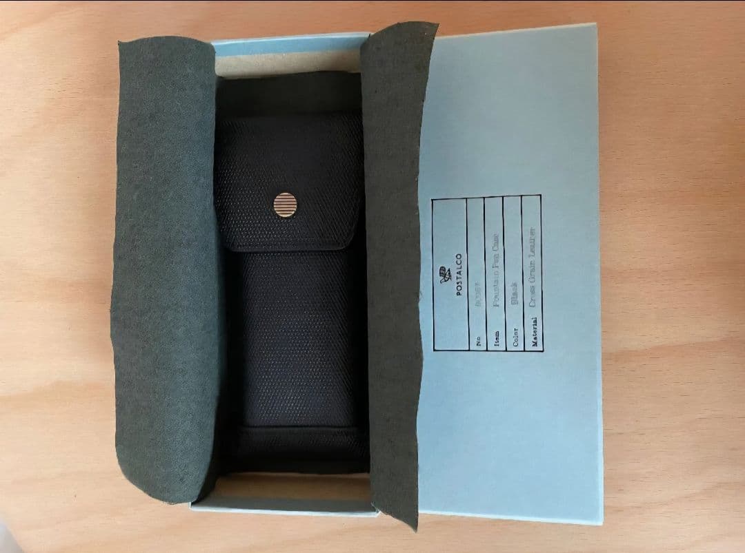 9/17まで。POSTALCO ファウンテンペンケース　　ブラック