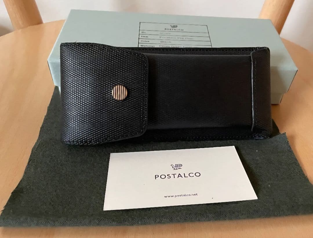 9/17まで。POSTALCO ファウンテンペンケース　　ブラック