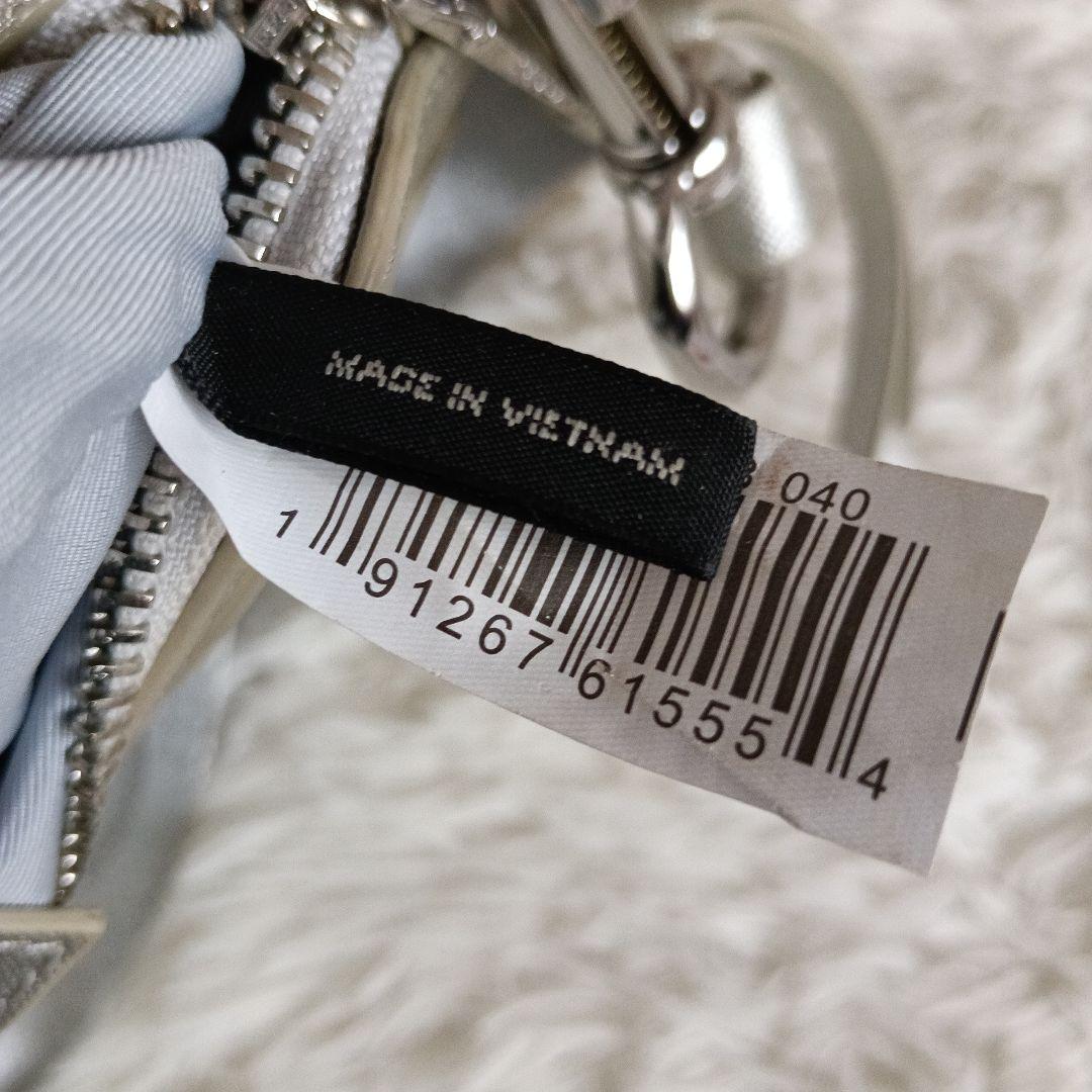 MARK JACOBSマークジェイコブスシルバーショルダーバッグ