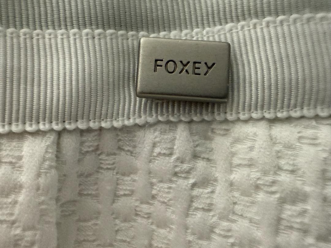 未使用★FOXEY/フォクシーニューヨーク スカート 38 ホワイト