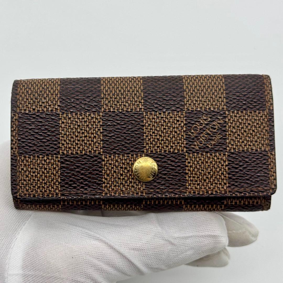 ✨美品✨ ヴィトン ダミエ ミュルティクレ4 4連 キーケース 正規品