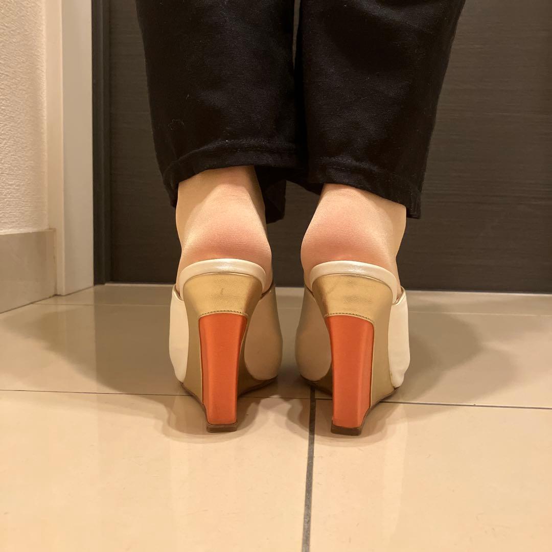 LOUIS VUITTON パールホワイト シルクミュール