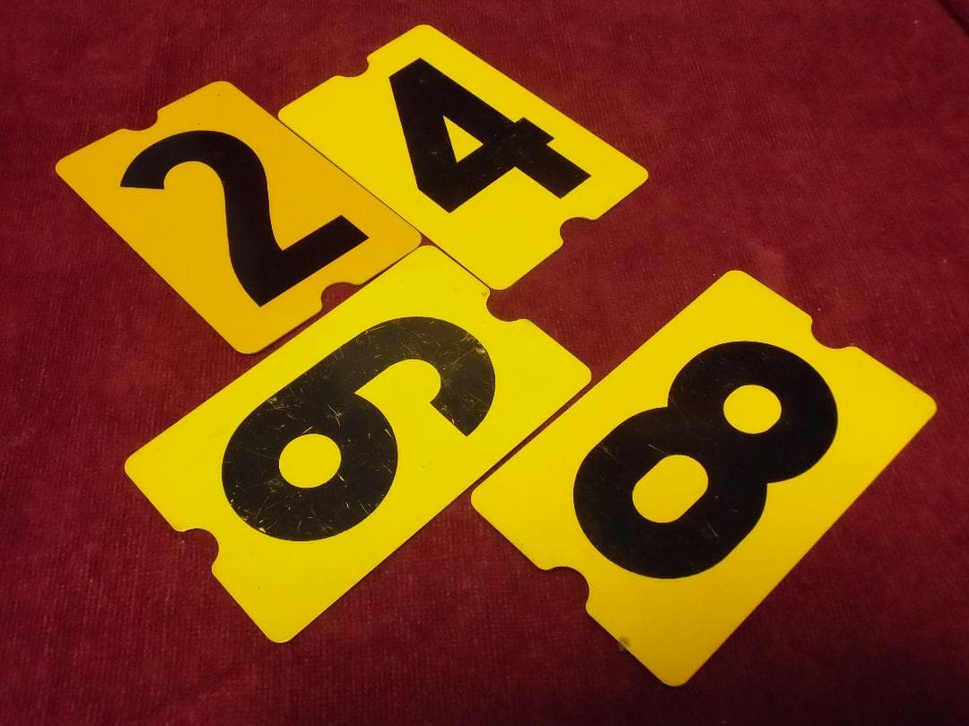 ＢＷドイツ軍/連邦軍＊軍用車両荷重識別票プレート４枚セット（実物）
