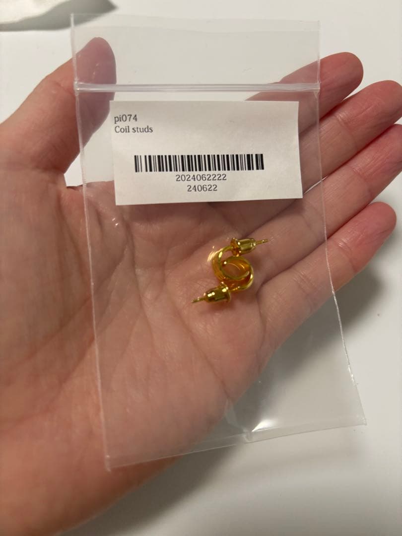 daughters jewelry / Coil studs ピアス(両耳用)