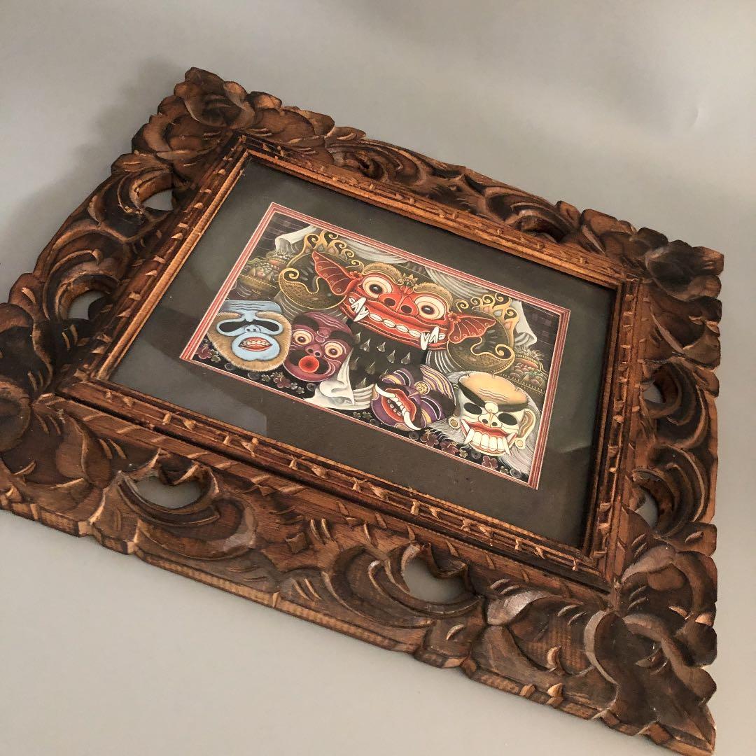 バリ島　額絵　③