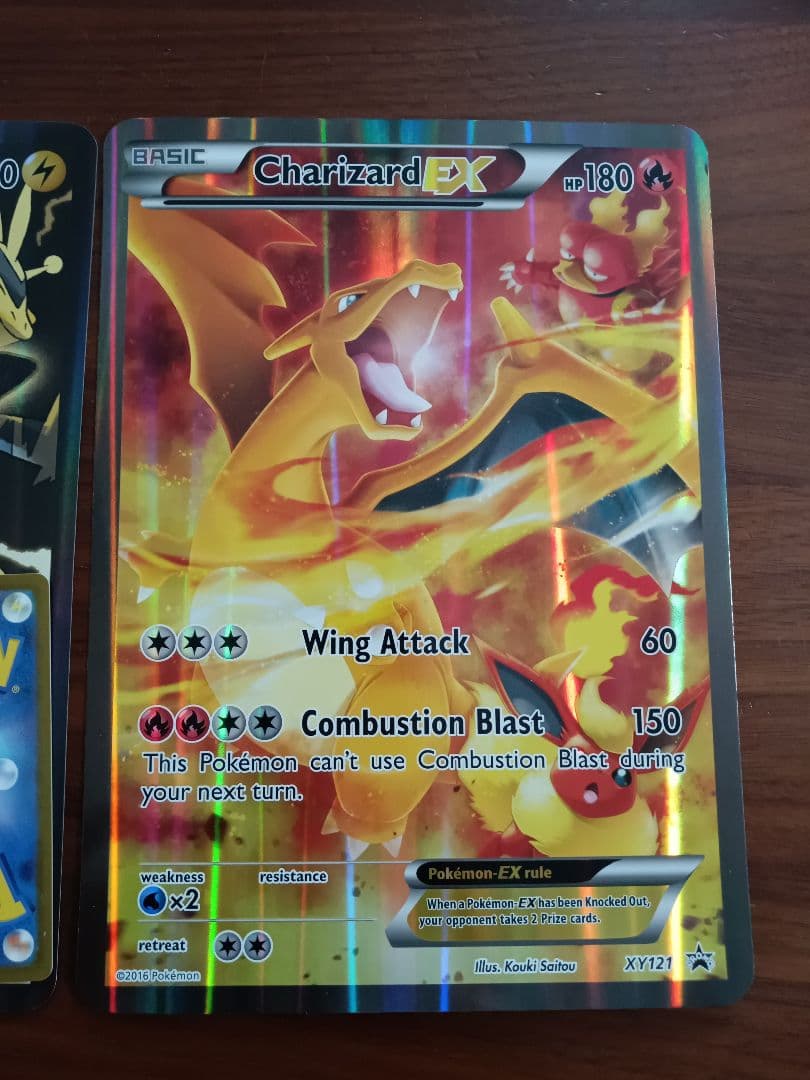 ジャンボカード　ピカチュウex　リザードンex　英語版各1枚