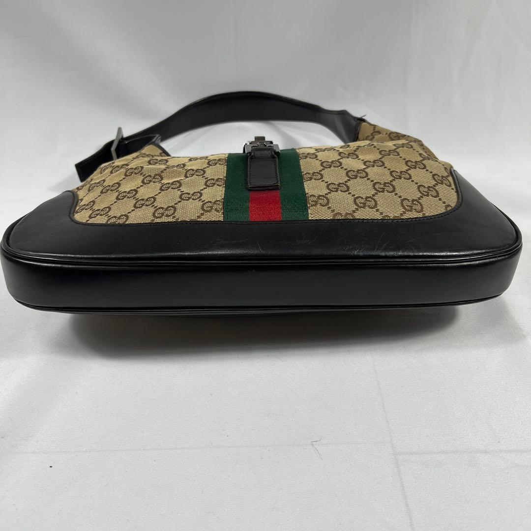 ✨GUCCI ジャッキー ワンショルダーバッグ シェリーライン GGキャンパス