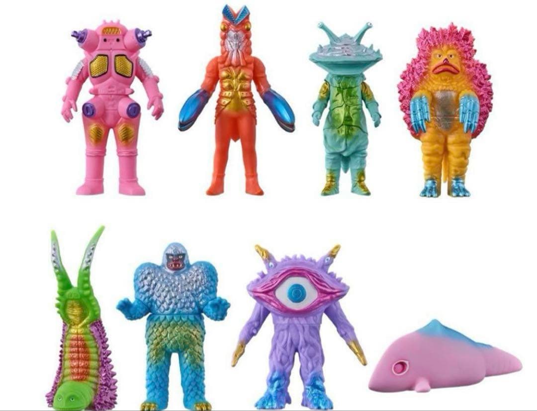 カイジュウカラーズ　全8体　コンプセット　KAIJU COLORS
