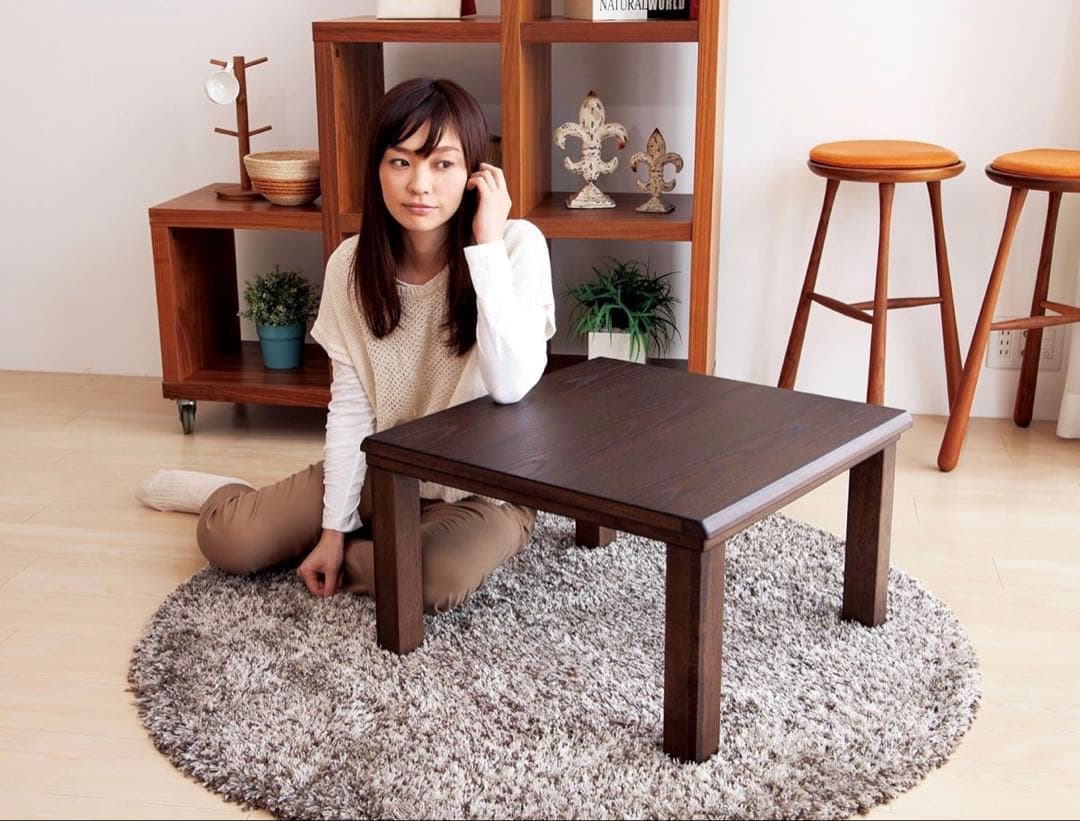 【新品未開封】コイズミ KOIZUMI 家具調こたつ 60×60cm