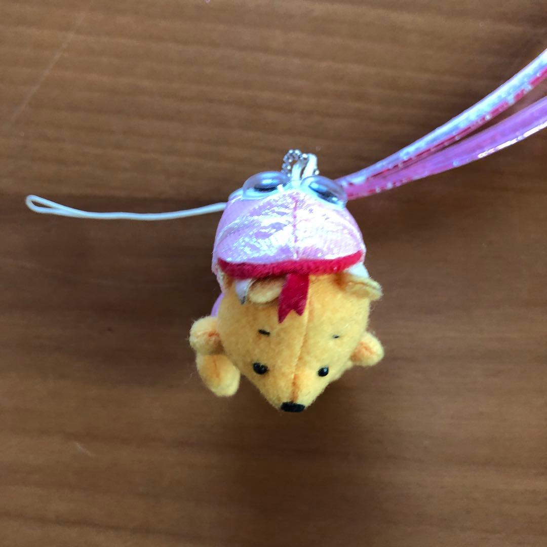 ストラップ　くまのプーさん（アニマル着ぐるみなど）【６個セット】