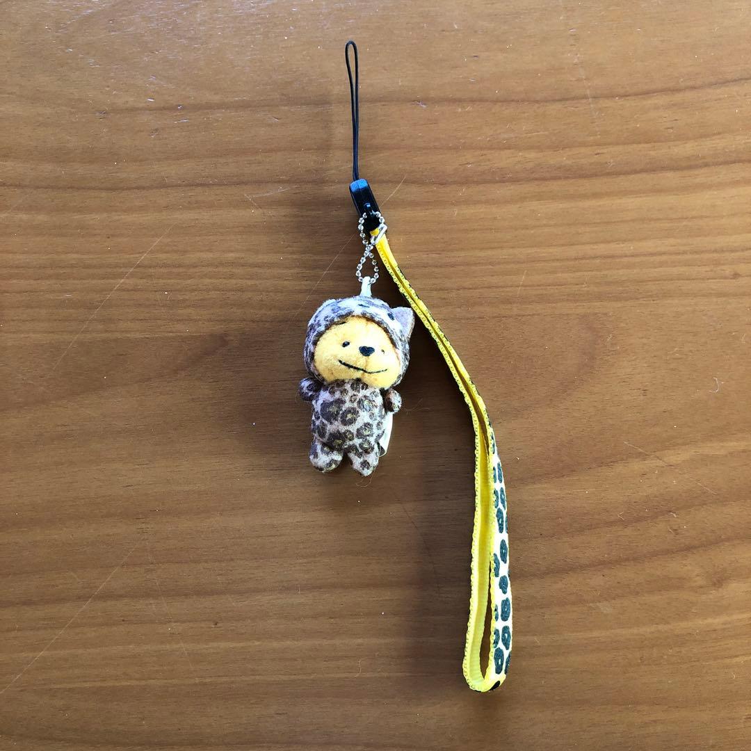 ストラップ　くまのプーさん（アニマル着ぐるみなど）【６個セット】