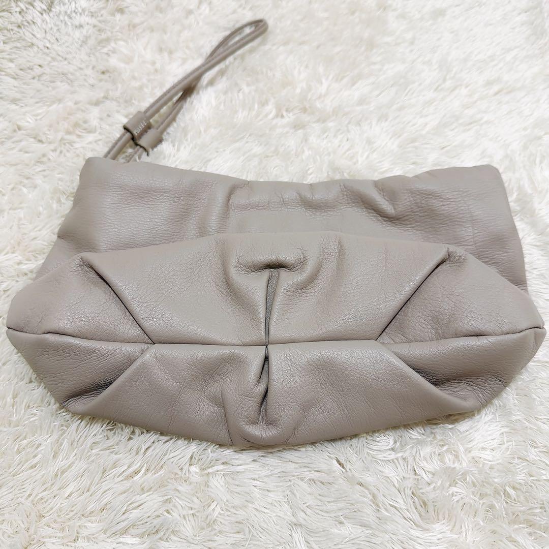 未使用✨ラシット　4way ショルダーバッグ 巾着 グレージュ［chi企画］