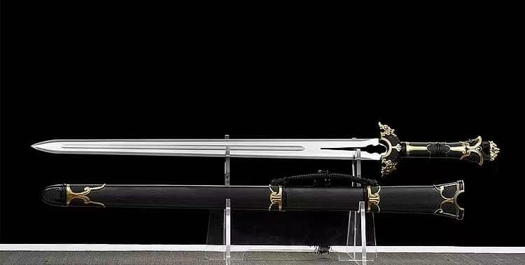 【碧水の剣】古兵器 武具 刀装具 日本刀　模造刀 居合刀 武士道 鑑賞用 美術刀