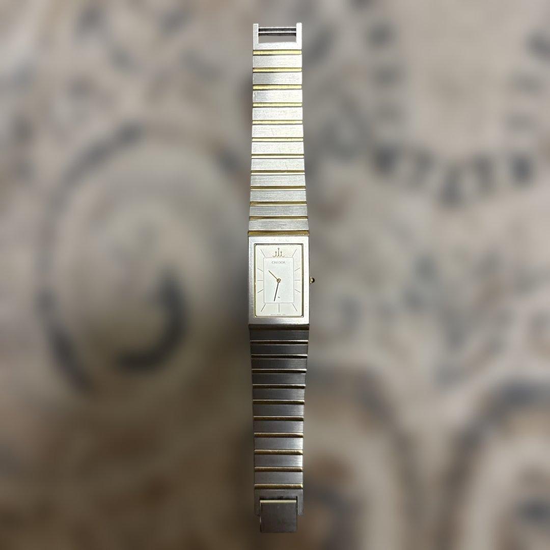 メンズ　セイコークレドール　CREADOR クォーツ 腕時計 シルバー