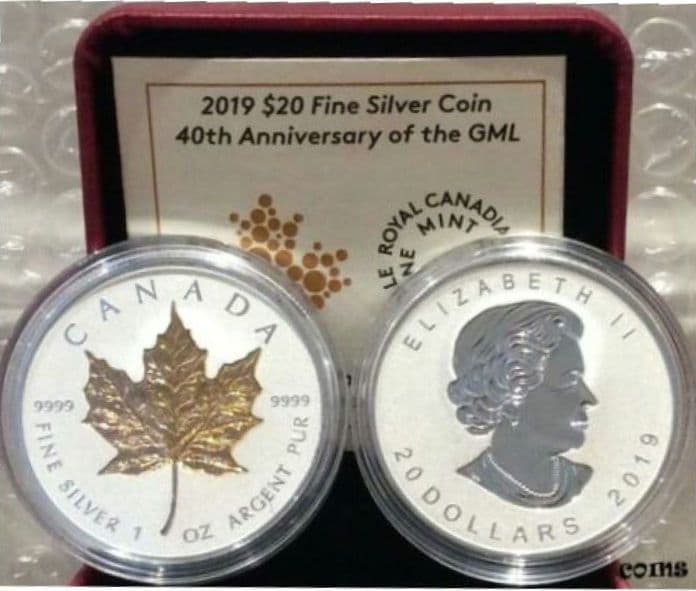 タ*2様 ☆2019年カナダ▪ GML40周年記念限定ゴールドメイプルリーフ20