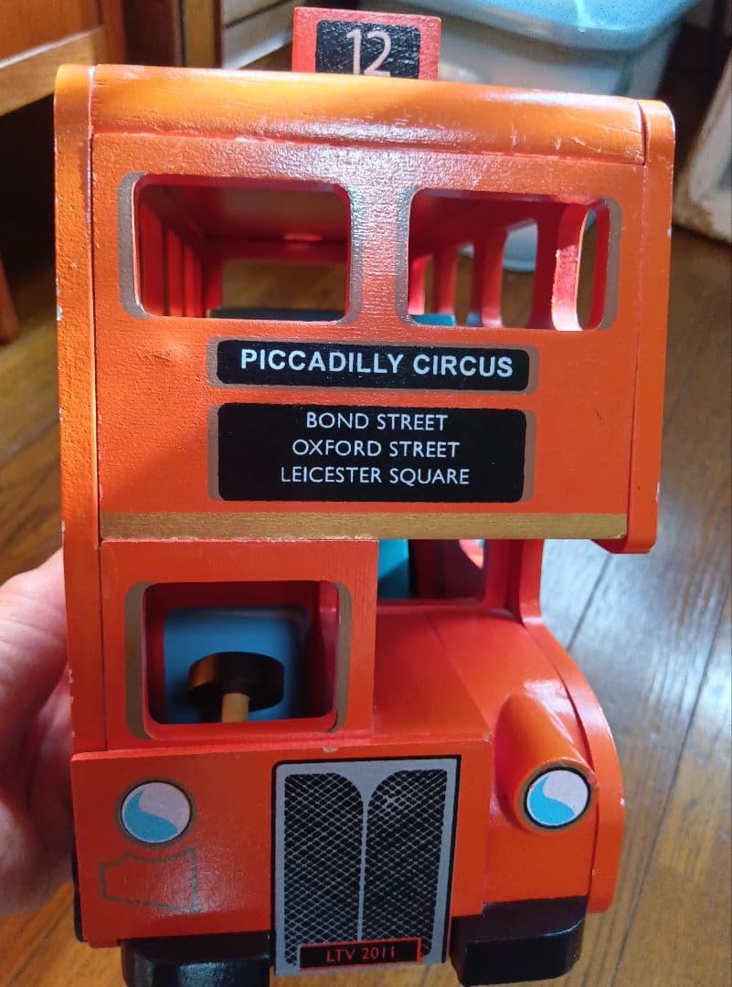 木製　ロンドンバス