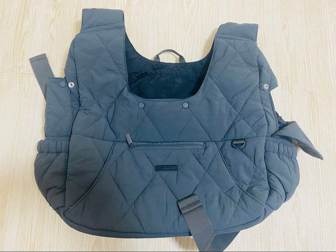 monchéri キルティングメッシュ付きフロントリュック