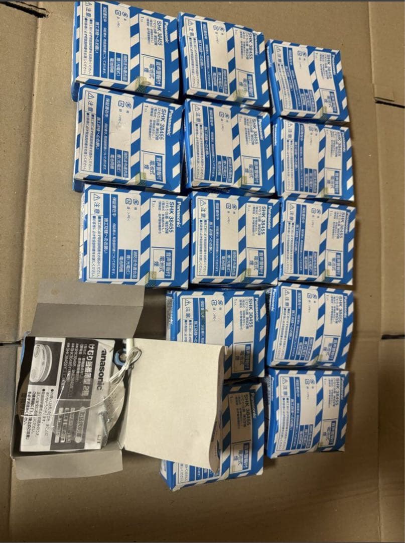 パナソニック 住宅用火災警報器 けむり当番 SHK38455 14コセットで！