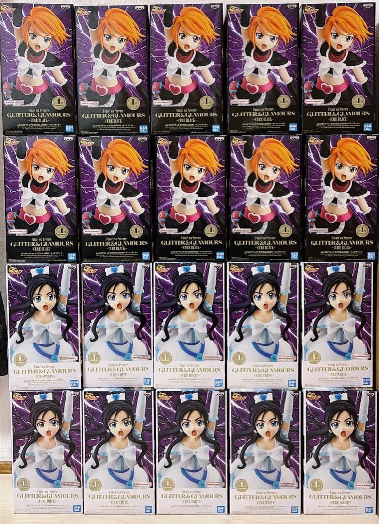 ふたりはプリキュア キュアホワイト・キュアブラック　フィギュア　20個セット