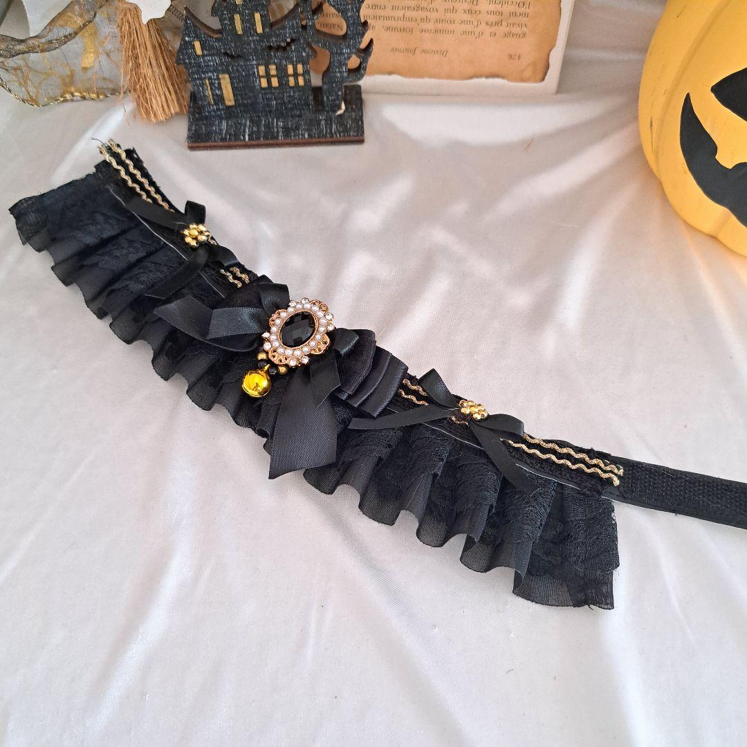 短毛ちゃんにも♥️中世ヨーロッパ風チョーカー(⑥)わんちゃん猫ちゃん用