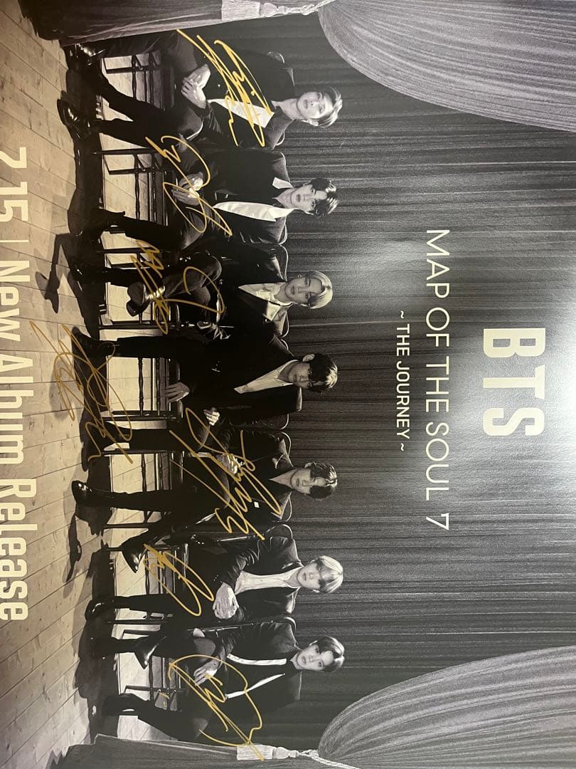 BTS MAP OF THE SOUL 7 サイン入りポスター