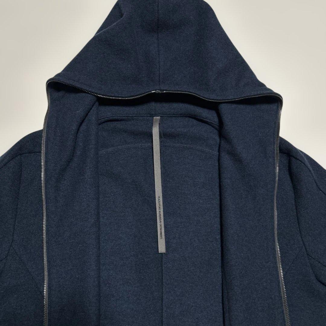 カズユキクマガイ　アタッチメント　ジップアップパーカーKB32-092 Lサイズ