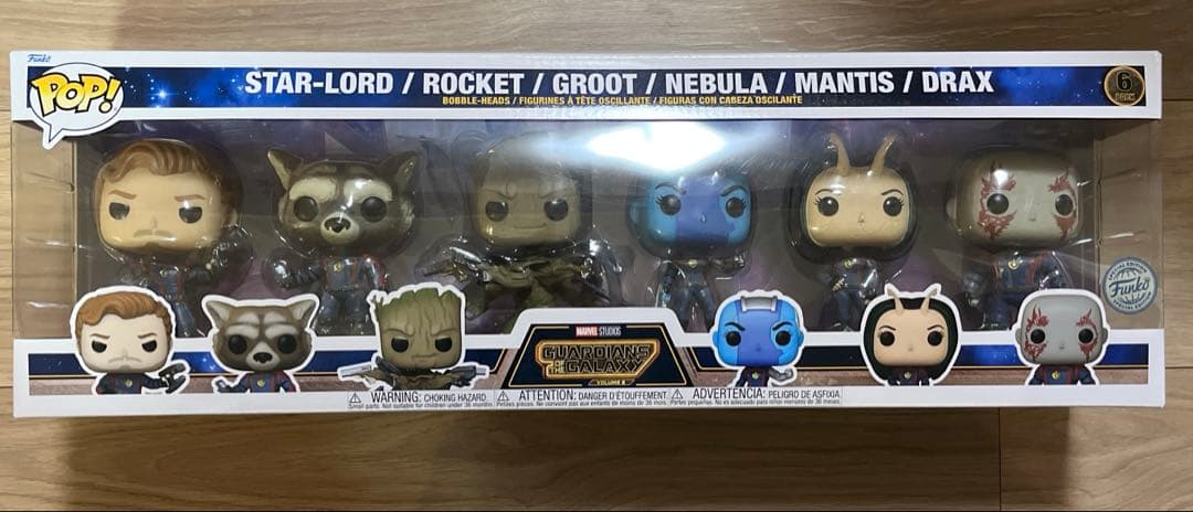 【超希少】ガーディアンズ オブ ザ ギャラクシー Funko 6 Pack