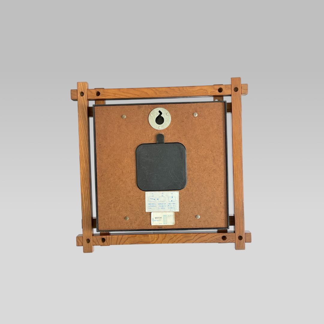 80s【SEIKO】ヴィンテージ モダンデザイン 掛け時計 ウォールクロック