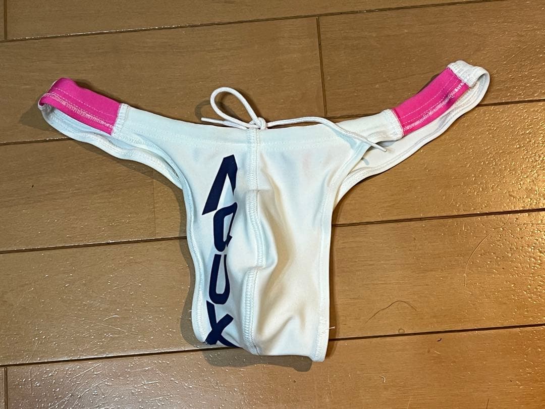 AQUX ロゴ入り競泳水着 ハンケツローライズ　競パン　A25517M